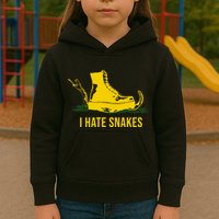 I Hate Snakes Don't Thread On Me Flag Kids Hoodie