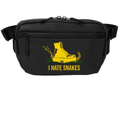 I Hate Snakes Don't Thread On Me Flag Crossbody Pack