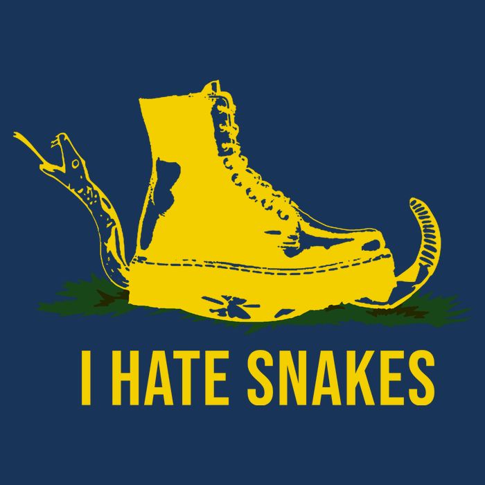 I Hate Snakes Don't Thread On Me Flag Infant Baby Jersey Bodysuit