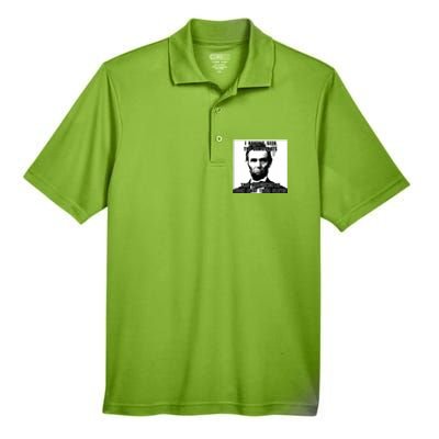 I Havent Seen Democrats Abe Lincoln 4th Of July Men's Origin Performance Pique Polo