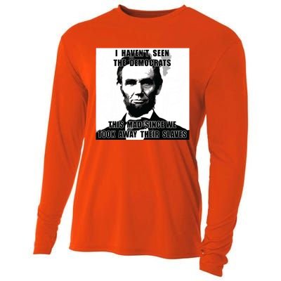 I Havent Seen Democrats Abe Lincoln 4th Of July Cooling Performance Long Sleeve Crew