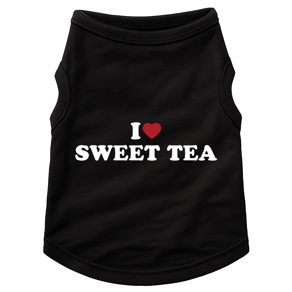 I Heart Sweet Tea Gift Doggie Tank