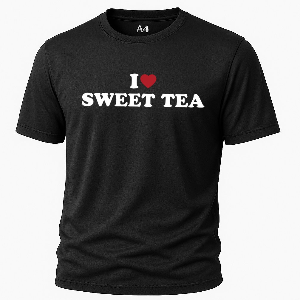 I Heart Sweet Tea Gift Cooling Performance Crew T-Shirt