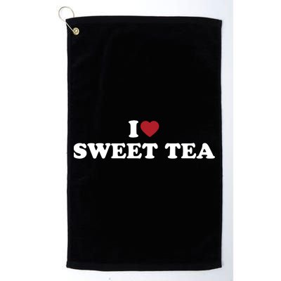 I Heart Sweet Tea Gift Golf Towel