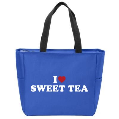 I Heart Sweet Tea Gift Zip Tote Bag