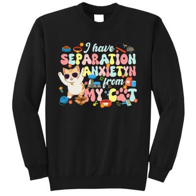 I Have Separation Anxiety From My Cat Pet Lover Sweatshirt