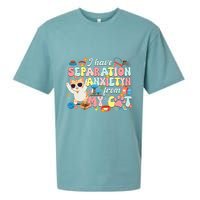 I Have Separation Anxiety From My Cat Pet Lover Sueded Cloud Jersey T-Shirt