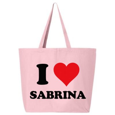I Heart Sabrina First Name I Love Personalized Stuff 25L Jumbo Tote