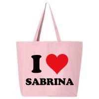 I Heart Sabrina First Name I Love Personalized Stuff 25L Jumbo Tote