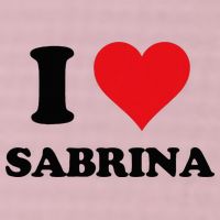 I Heart Sabrina First Name I Love Personalized Stuff 25L Jumbo Tote