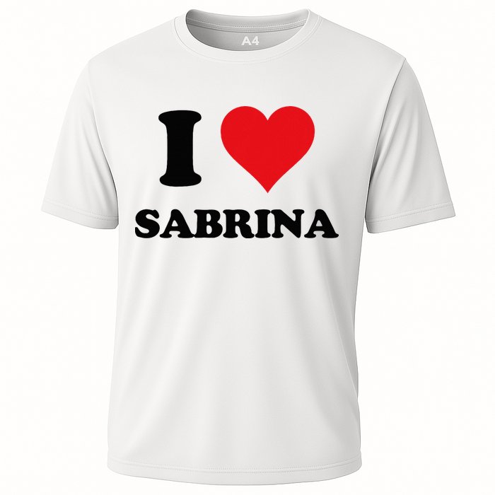 I Heart Sabrina First Name I Love Personalized Stuff Performance Shirt
