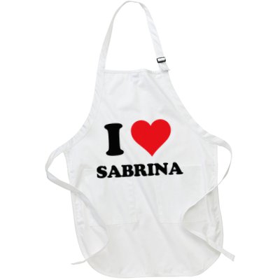 I Heart Sabrina First Name I Love Personalized Stuff Apron