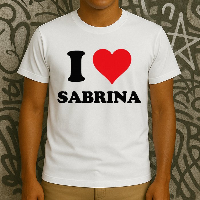 I Heart Sabrina First Name I Love Personalized Stuff T-Shirt