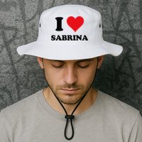I Heart Sabrina First Name I Love Personalized Stuff Bucket Hat