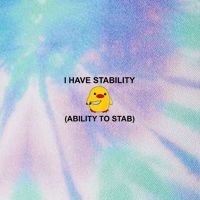I Have Stability Ability To Stab Funny Cute Duck Funny Legacy Tie Dye Trucker Hat