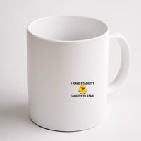 I Have Stability Ability To Stab Funny Cute Duck Funny Mug