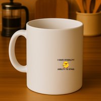 I Have Stability Ability To Stab Funny Cute Duck Funny Mug