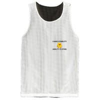 I Have Stability Ability To Stab Funny Cute Duck Funny Mesh Reversible Basketball Jersey Tank