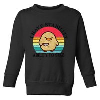 I Have Stability Ability To Stab Meme Funny Duck Retro Toddler Sweatshirt