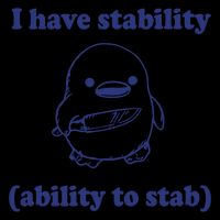I Have Stability Ability To Stab Funny 16oz Travel Tumbler