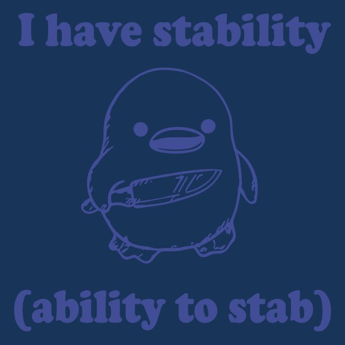 I Have Stability Ability To Stab Funny Infant Baby Jersey Bodysuit