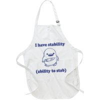 I Have Stability Ability To Stab Funny Apron