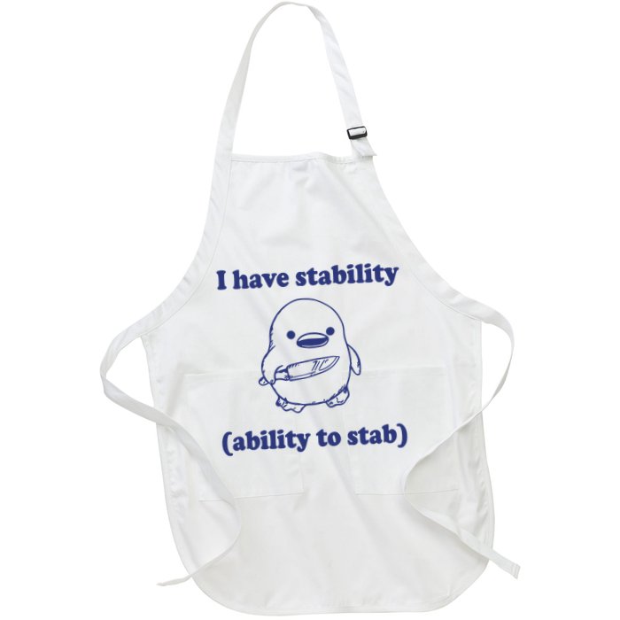 I Have Stability Ability To Stab Funny Apron