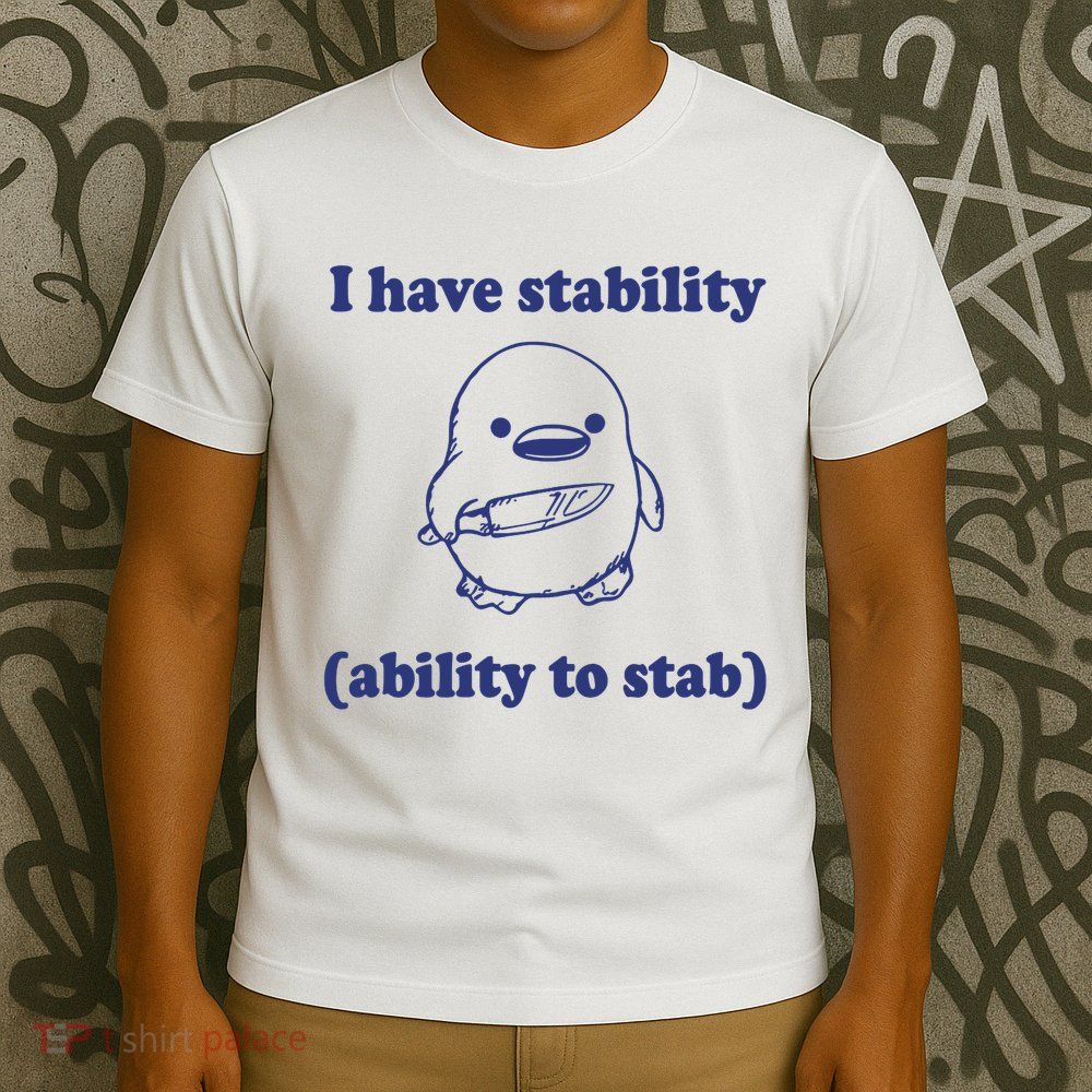 I Have Stability Ability To Stab Funny T-Shirt