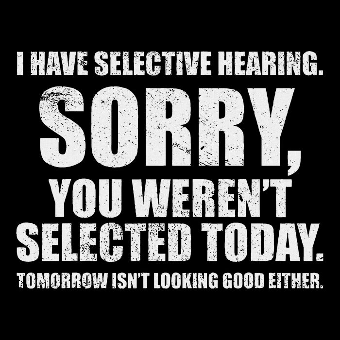 I Have Selective Hearing Wool Snapback Cap