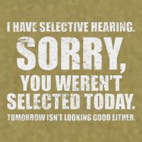 I Have Selective Hearing Garment-Dyed Women's Muscle Tee