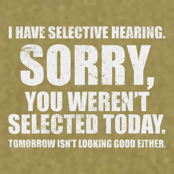 I Have Selective Hearing Garment-Dyed Women's Muscle Tee