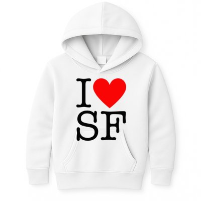 I Heart San Francisco I Love Sf Kids Hoodie