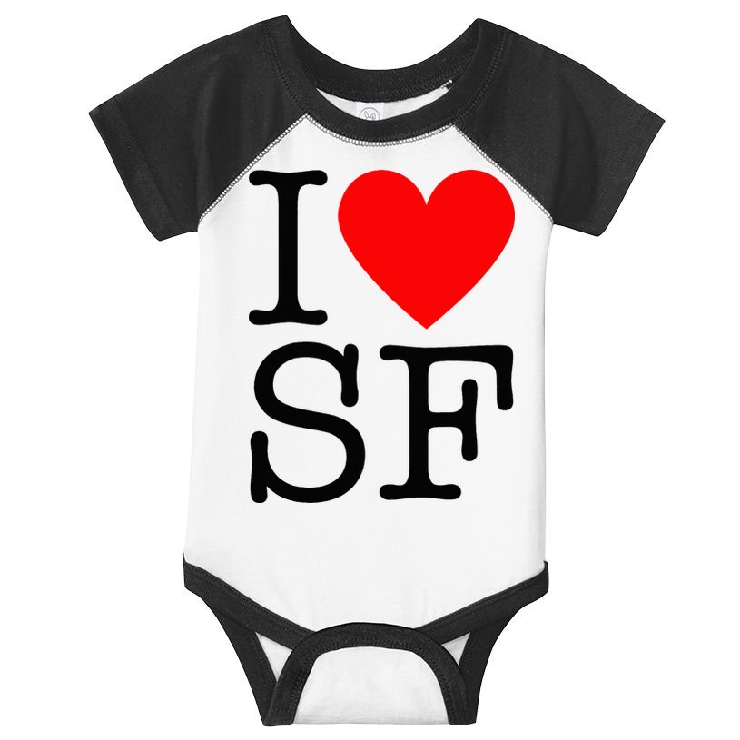 I Heart San Francisco I Love Sf Infant Baby Jersey Bodysuit