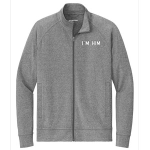 I’M Him School Pride Cute Gag Funny Fan Stretch Full-Zip Cadet Jacket