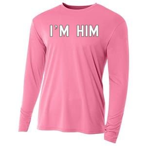 I’M Him School Pride Cute Gag Funny Fan Cooling Performance Long Sleeve Crew