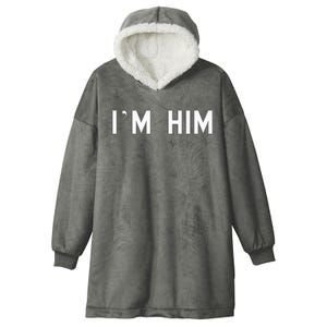 I’M Him School Pride Cute Gag Funny Fan Hooded Wearable Blanket