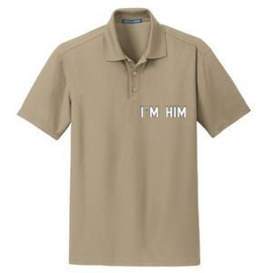 I’M Him School Pride Cute Gag Funny Fan Dry Zone Grid Polo