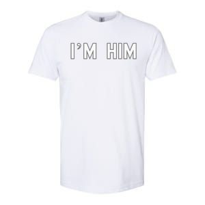 I’M Him School Pride Cute Gag Funny Fan Softstyle CVC T-Shirt