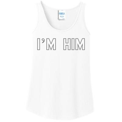 I’M Him School Pride Cute Gag Funny Fan Ladies Essential Tank