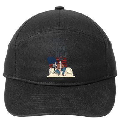 I Had Some Help Malone Post 7-Panel Snapback Hat