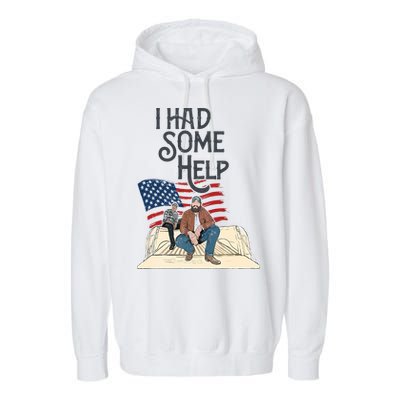 I Had Some Help Malone Post Garment-Dyed Fleece Hoodie