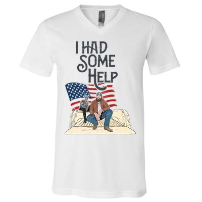 I Had Some Help Malone Post V-Neck T-Shirt