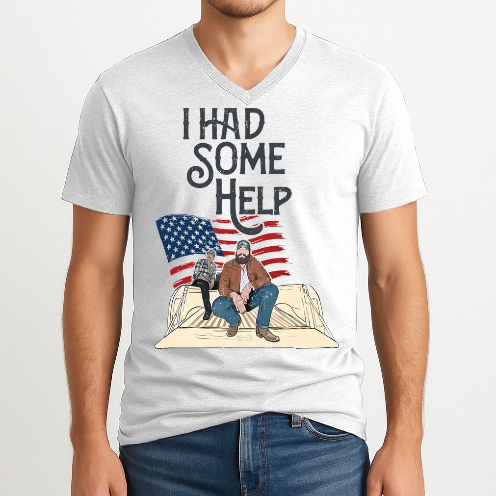 I Had Some Help Malone Post V-Neck T-Shirt