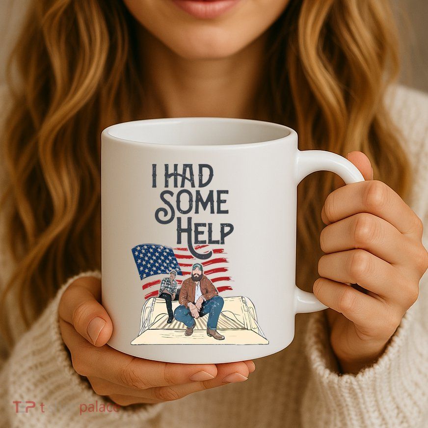 I Had Some Help Malone Post Mug