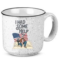 I Had Some Help Malone Post 15oz Campfire Ceramic Mug