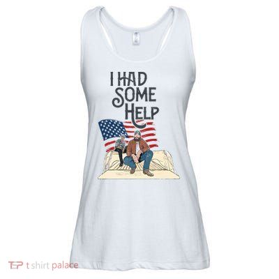 I Had Some Help Malone Post Ladies Essential Flowy Tank