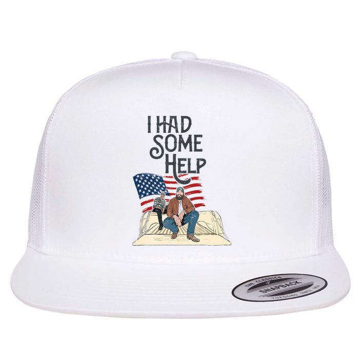 I Had Some Help Malone Post Flat Bill Trucker Hat