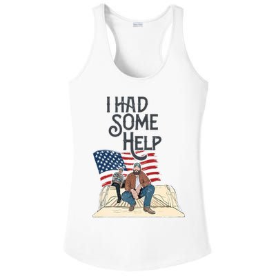 I Had Some Help Malone Post Ladies PosiCharge Competitor Racerback Tank