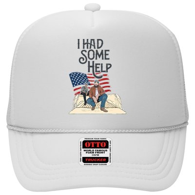 I Had Some Help Malone Post Trucker Hat