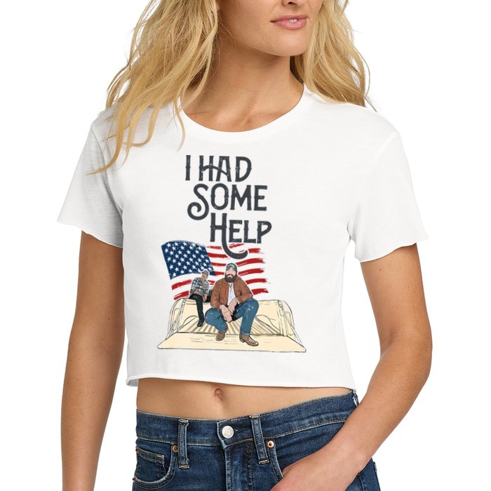 I Had Some Help Malone Post Crop Top